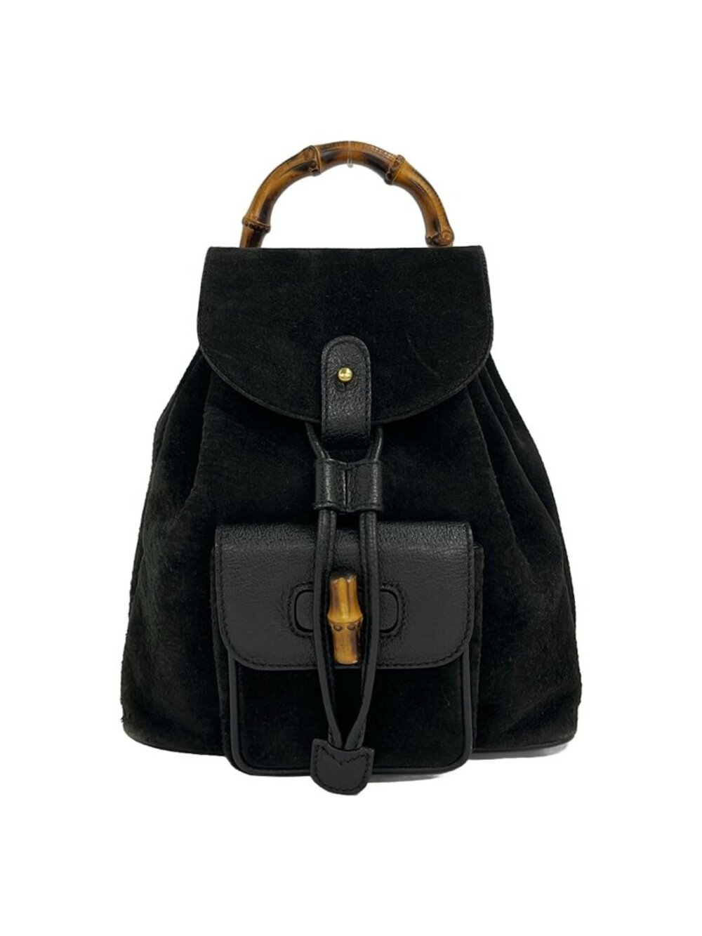 Gucci Backpack Bamboo Black